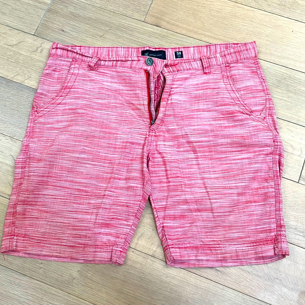 Red & White INC International Concepts brand men’s size L, 34 waist shorts